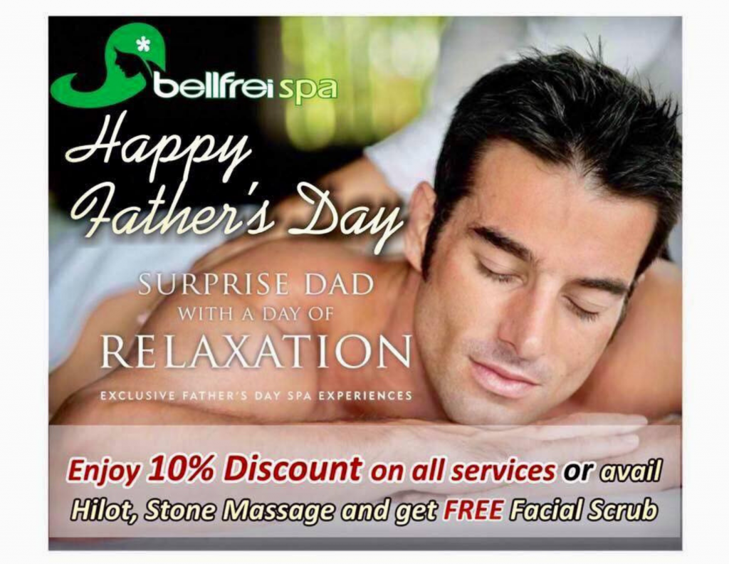 Bellfrei Spa Father's Day Promo